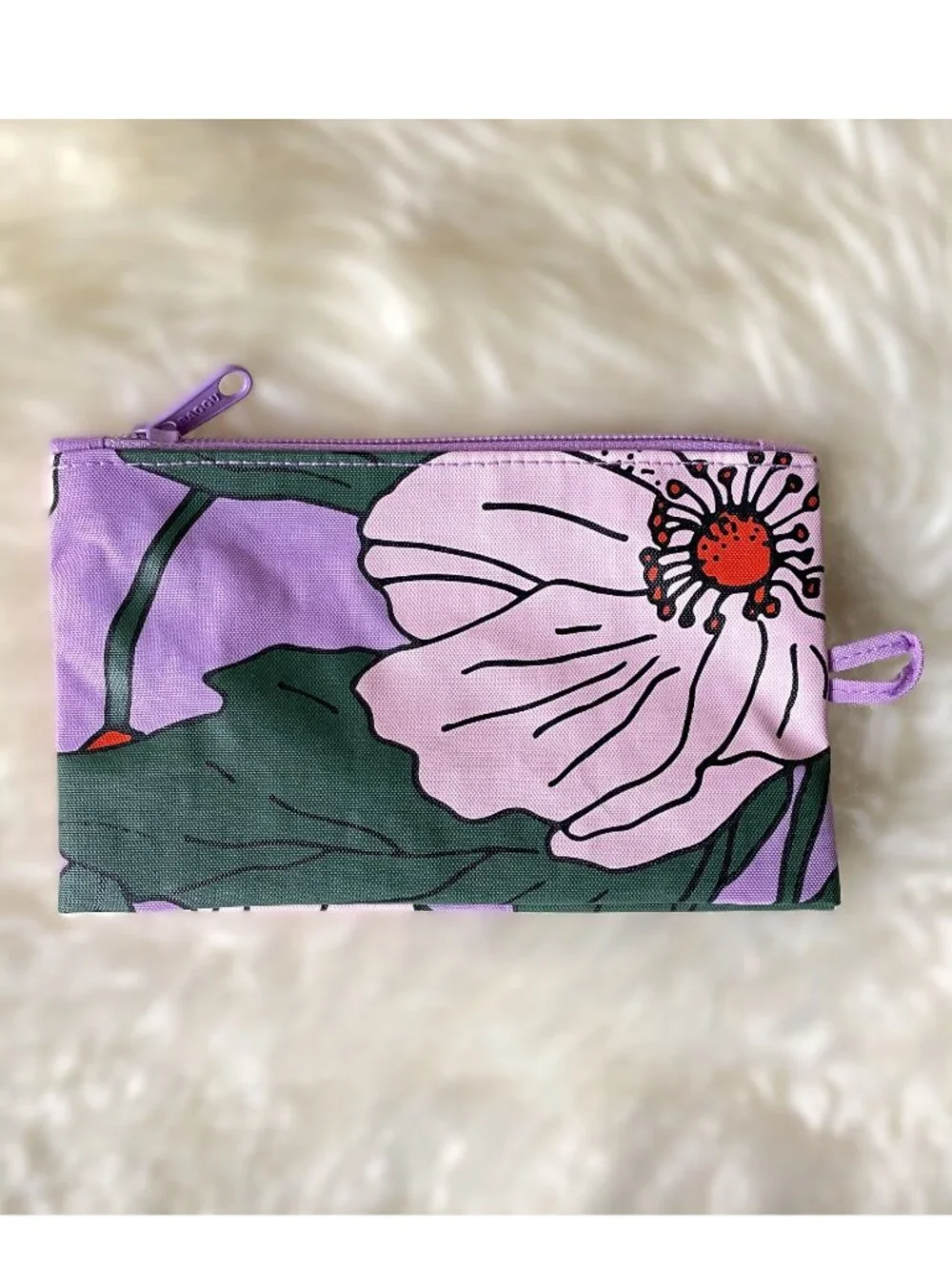 NWOT Baggu Go Pouch Small - Pink Poppy